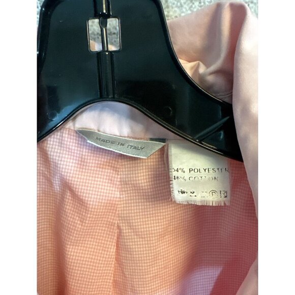 Barneys New York Pink Double-Breasted Trench Coat With Belt Size 8/42 - Picture 4 of 9